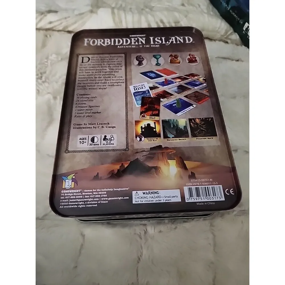 Forbidden Island Adventure...If You Dare Boardgame by Gamewright